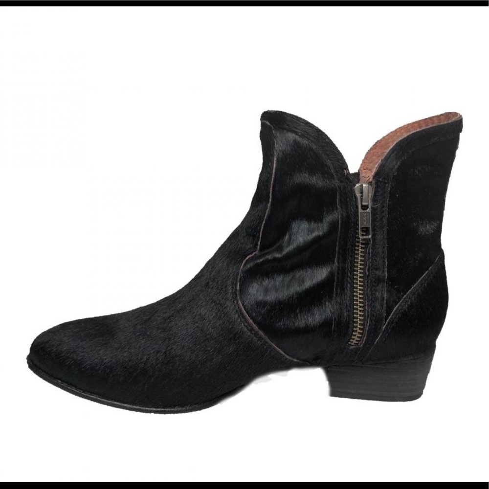 ❤️Black Calf Hair Leather Seychelles Boots❤️